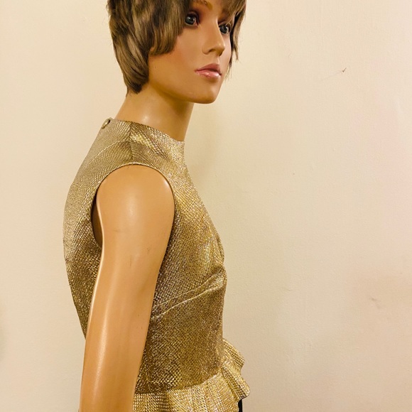60’s Glitzy peplum top by Sydney Heller, New York - Picture 4 of 7